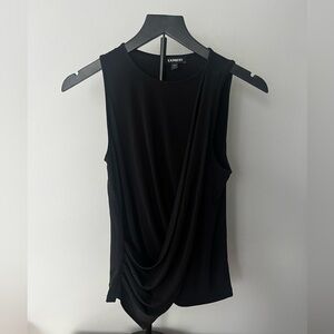 Express Elegant Black Sleeveless Blouse
